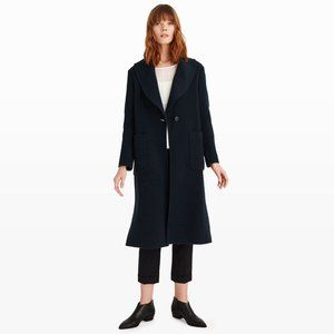 Club Monaco Ilysa Coat - Dark Green (Jasper), Wool, Size S